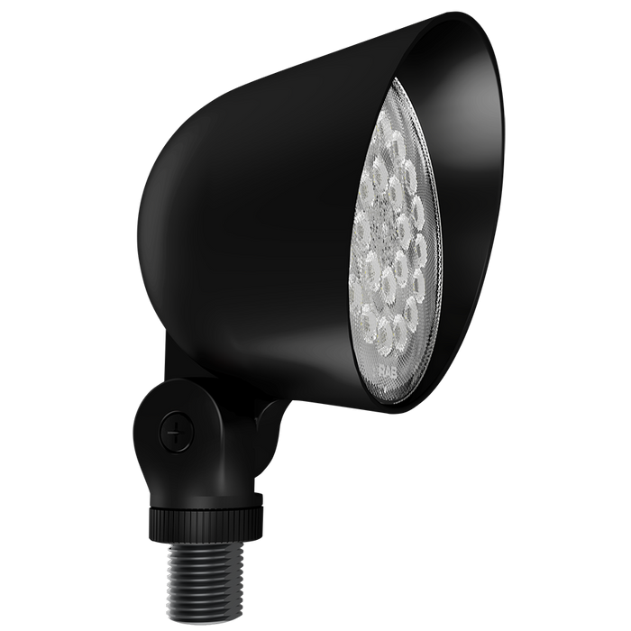 RAB LED Landscape Flood Wattage/CCT Selectable 1W/2W/4W/5W/8W 2700K/3000K/3500K/4000K/5000K 120V Knuckle Black (LF17B)