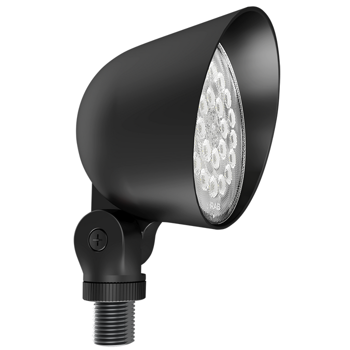 RAB LED Landscape Flood Wattage/CCT Selectable 1W/2W/4W/5W/8W 2700K/3000K/3500K/4000K/5000K 120V Knuckle Bronze (LF17)