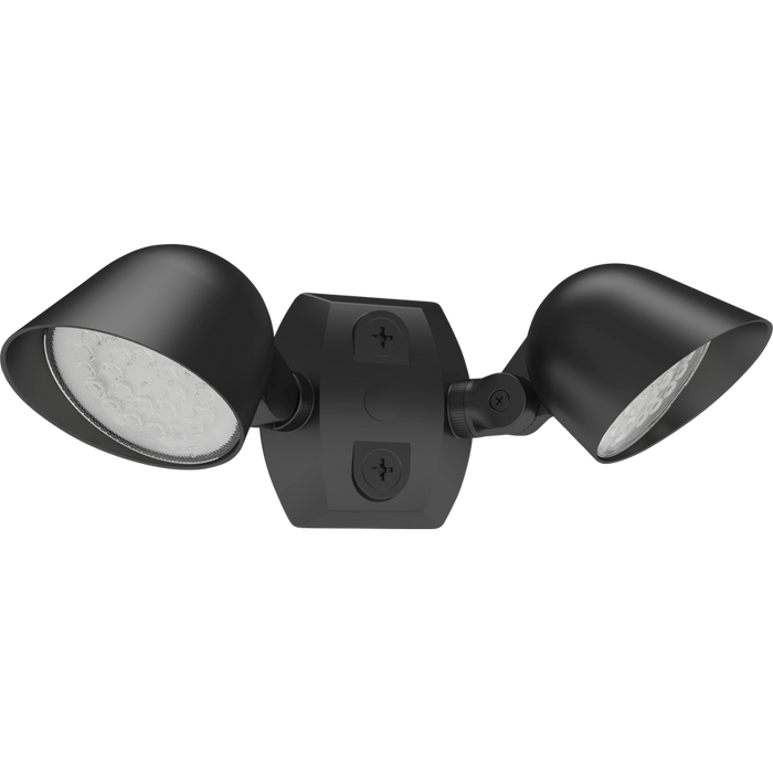 RAB LED Floodlight Wattage/CCT Selectable 16W/10W/8W/5W/3W 2700K/3000K/3500K/4000K/5000K 120V 0-10V Dimming Knuckle Arm Mount Black (LF17X2B)