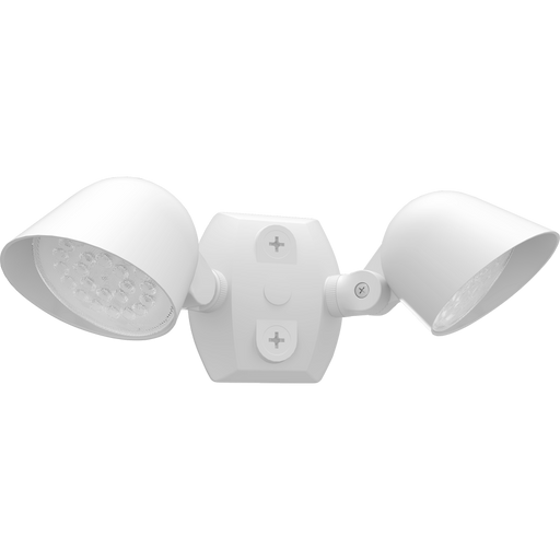 RAB LED Floodlight Wattage/CCT Selectable 16W/10W/8W/5W/3W 2700K/3000K/3500K/4000K/5000K 120V 0-10V Dimming Knuckle Arm Mount White (LF17X2W)