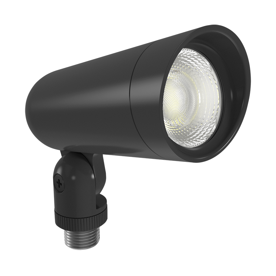 RAB LF17 8W 120V Economy Floodlight, Knuckle Arm Mount, 2700/3000/3500 - View #5