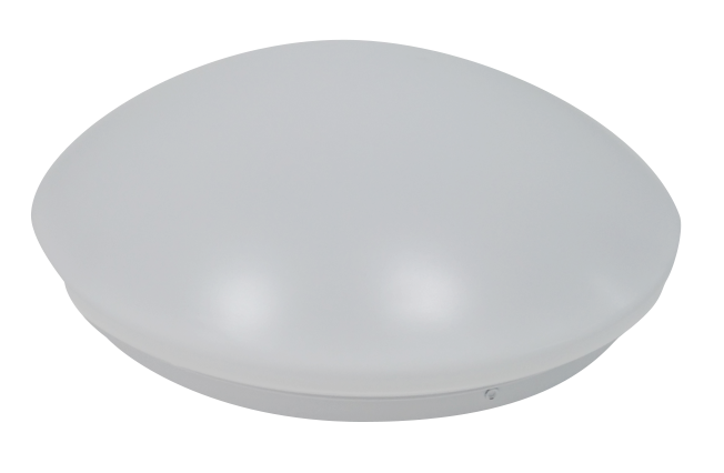 Light Efficient Design 11 Inch Utility Drum Luminaire FlexWatt Plus FlexColor 6W/4000K Default Setting With Occupancy Sensor (RP-DRU-11N-14L-40K-WC-G2-OC1-A)