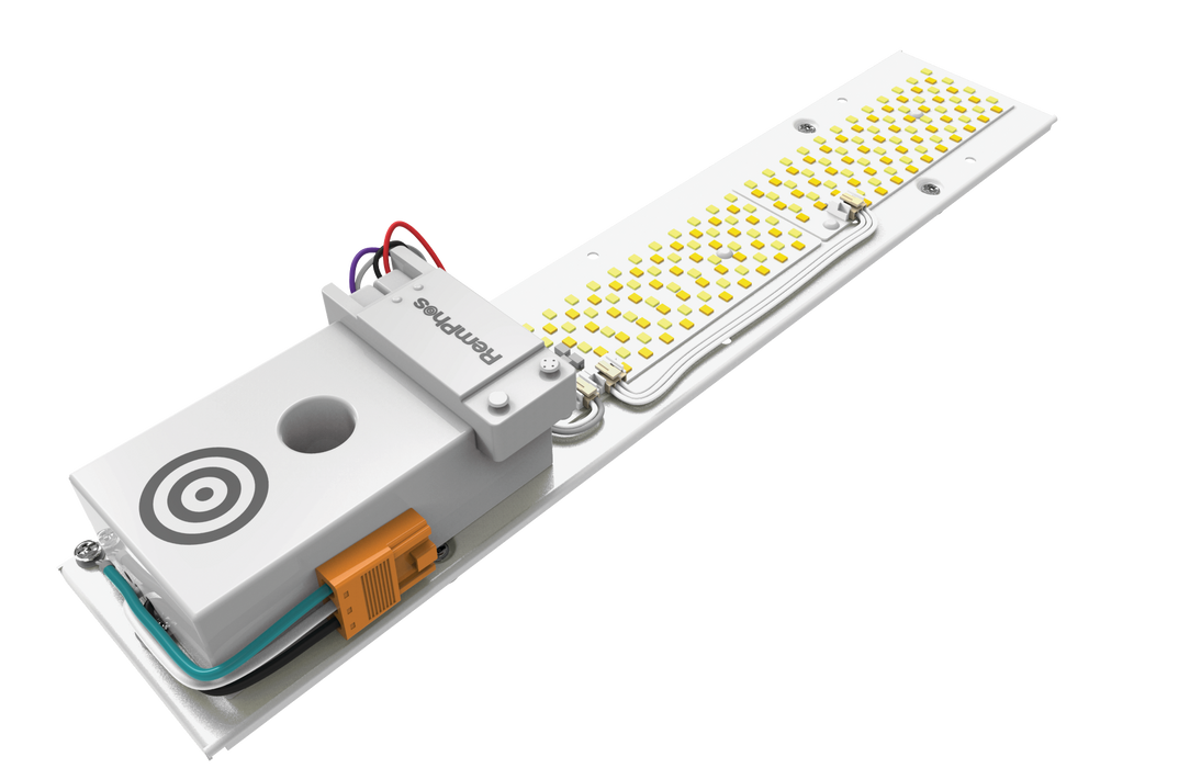 Light Efficient Design 14 Inch Vanity Retrofit End Mount Driver FlexWatt Plus FlexColor 6W/4000K Default Setting With Occupancy Sensor (RPT-P-LEDSR-G2-14INE-8L-840-FWFC-OCC)