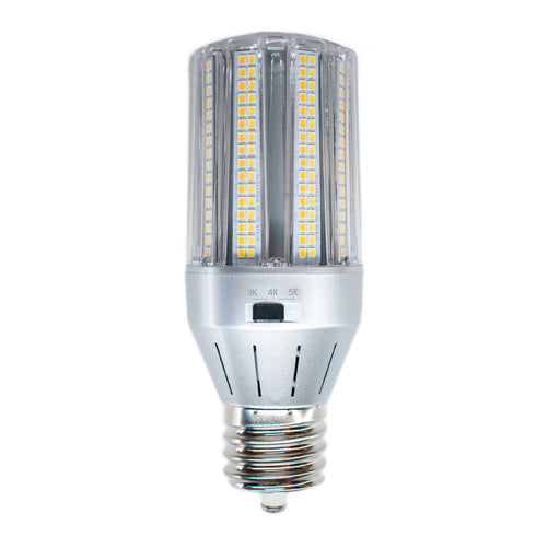 Light Efficient Design 18W Bollard Retrofit Lamp Replaces Up To 100W HID EX39 Base FlexColor 3000K/4000K/5000K 120-277V 80 CRI (LED-8039M345D-A)