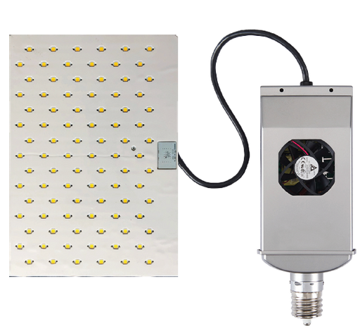 Light Efficient Design 320W Shoe Box/Wall Pack Retrofit Lamp Replaces Up To 1000W HID EX39 Base 4000K Dimmable 277-480V 80 CRI (LED-8091M40D-HV)