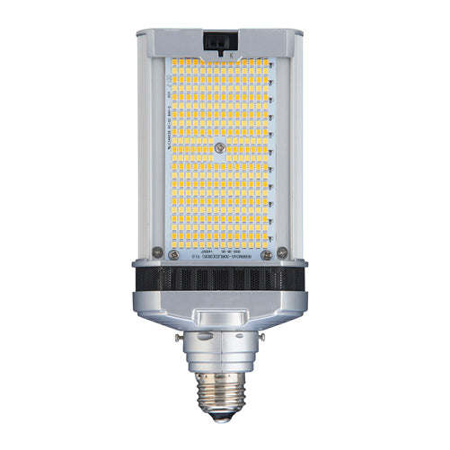 Light Efficient Design 50W Shoe Box/Wall Pack Retrofit Lamp Replaces Up To 175W HID E26 Base 3000K/4000K/5000K 120-277V 80 CRI (LED-8088E345D-G4)