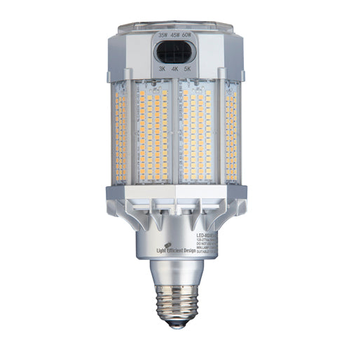 Light Efficient Design FlexWattage/FlexColor Post Top Retrofit Lamp Replaces Up To 320W HID E26 Base 3000K/4000K/5000K 35W/45W/60W 120-277V 80 CRI (LED-8024E345-G7-FW)