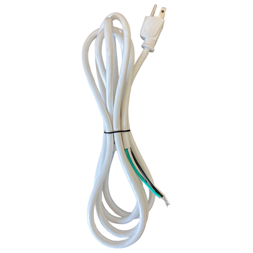 Litetronics 15A 120-277V 5-15P 3-Wires 8 Foot White Cord (LHBAC05)