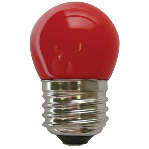 Litetronics 1W S11 Medium 120V Clear Red 25000 Hours (LD01512CR)