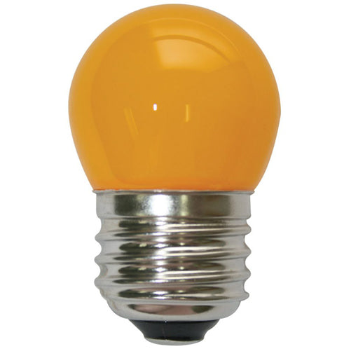 Litetronics 1W S11 Medium 120V Clear Yellow 25000 Hours (LD01512CY)