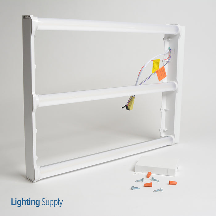 Litetronics 2X2 Fluorescent To LED Troffer 3 Tube Retrofit With Adjustable Wattage 30W Maximum 5000K (RFM3T250A)