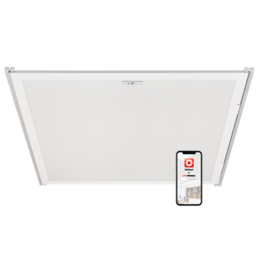 Litetronics 2X2 Smart LED Light Panel Retrofit CCT Selectable 3500K-5000K 120-277V Tunable Wattage (PRT2AN)