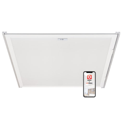 Litetronics 2X4 Smart LED Light Panel Retrofit CCT Selectable 3500K-5000K 120-277V Tunable Wattage (PRT4AN)