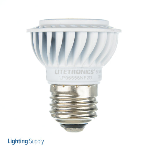 Litetronics 6W MR16 JDR Medium 120V Narrow Flood 2700K 25000 Hours Dimmable (LP06556NF2D)