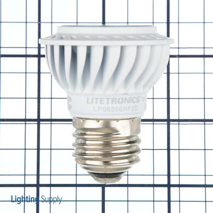 Litetronics 6W MR16 JDR Medium 120V Narrow Flood 2700K 25000 Hours Dimmable (LP06556NF2D)