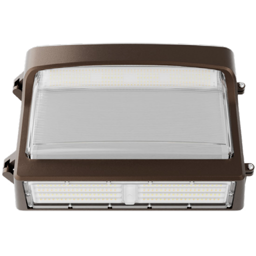 Litetronics LED 2-In-1 Traditional Or Full Cutoff Wall Pack Wattage/CCT Selectable 30W/40W/60W 3000K/4000K/5000K Dark Bronze 120-277V (WPC060)