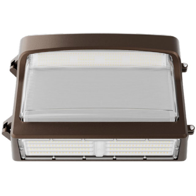 Litetronics LED 2-In-1 Traditional Or Full Cutoff Wall Pack Wattage/CCT Selectable 60W/80W/100W 3000K/4000K/5000K Dark Bronze 120-277V (WPC100)