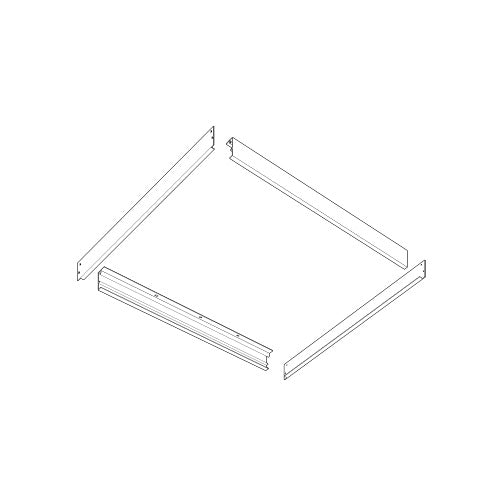 Litetronics 2X4 Panel Snap Fit Surface Mount Kit 2.08 Inch High (PASSMT4)