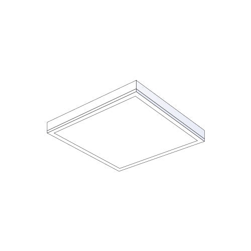Litetronics 2X4 Panel Snap Fit Surface Mount Kit 2.08 Inch High (PASSMT4)