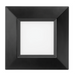 Lithonia 4 Inch Wafer-Thin LED Downlight Square Baffle LED 4000K Matte Black (WF4 Square B LED 4000K MB M6)