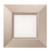 Lithonia 4 Inch Wafer-Thin LED Downlight Square Smooth LED 2700K Brushed Nickel (WF4 Square LED 2700K BN M6)