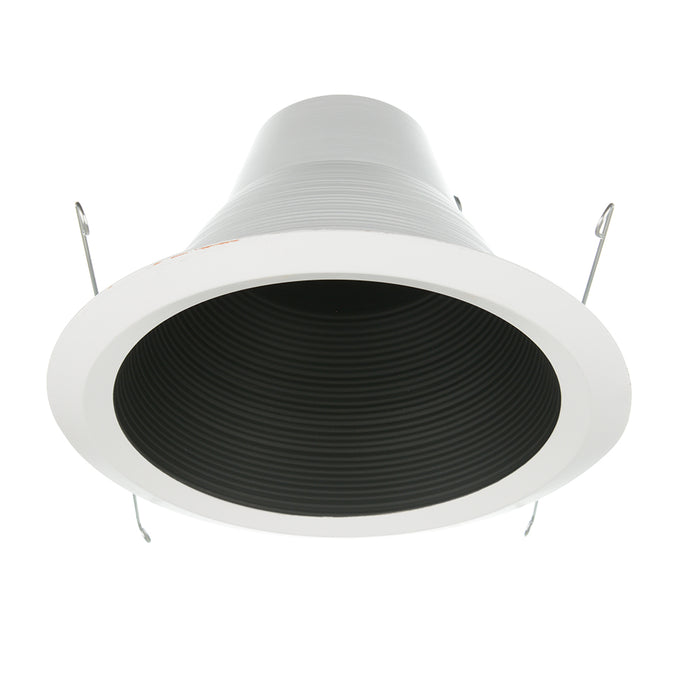 Lithonia Black Baffle Trim Ring Matte White Torsion Spring (7B2 TRMW TOR R6)