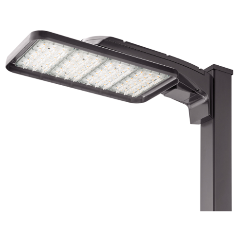 Lithonia Bronze LED Luminaire Floodlight 5000K Type 3 Distribution Multivolt Round Pole Mounted  (KAX2 LED P1 50K R3 MVOLT RPA DDBXD)