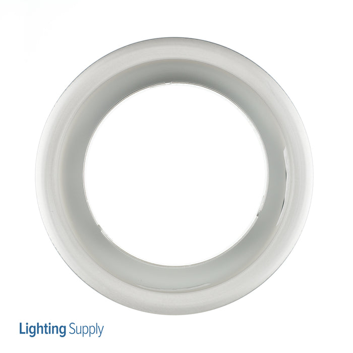 Lithonia EVO LED Downlight 6 Inch Clear Matte-Diffuse White Flange (EVO 6AR LD TRW Trim U)