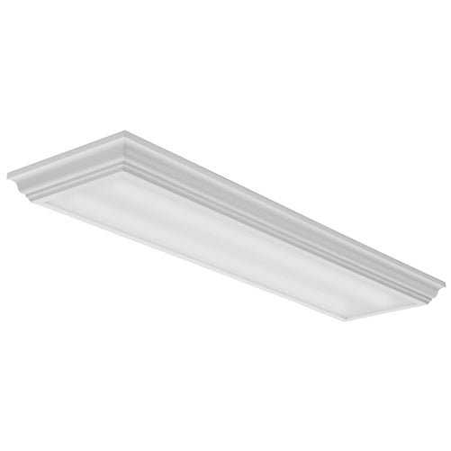 Lithonia LED Linear Family-Saturn Cambridge Decor 80 CRI 4000K Cambridge White Finish (FMFL 30840 CAML WH)