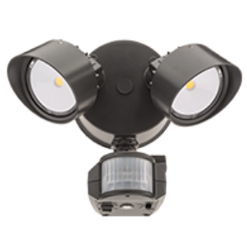 Lithonia LED Motion Security Floodlight 4000K 120V Motion Activation Sensor White (OLF 2RH 4000K 120 MO WH M6)