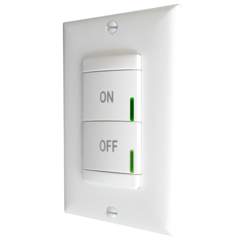 Lithonia Low Voltage Push-Button WallPod 2-Pole Occupancy Controlled Dimming Without Dimming Output Ivory (NPODM 2P DX IV)