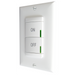 Lithonia Low Voltage Push-Button WallPod 2-Pole Occupancy Controlled Dimming Without Dimming Output Ivory (NPODM 2P DX IV)