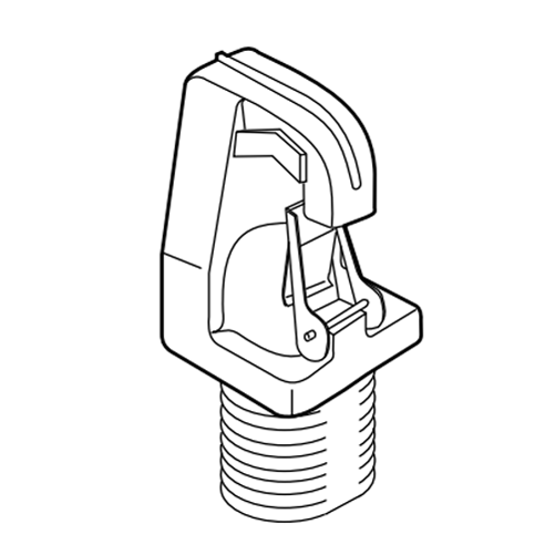 Lithonia Male Iron Fixture Hook For JHBL Series (HKMI)