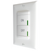 Lithonia nLight WallPod Push-Button Four Pole Occupancy Controlled Dimming Without Dimming Output White (NPODM 4P DX WH)