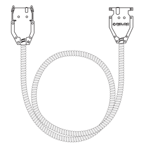 Lithonia Quickflex Extender 120V 12 AWG 2 Conductor And 1 Ground 5 Foot (QE120 12/2G05 M10)