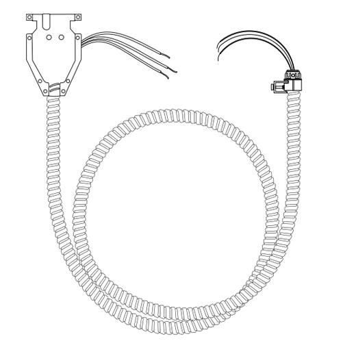 Lithonia QSFC120 12/3G15 M5 Quickflex Starter Fixture Cable 120V ...