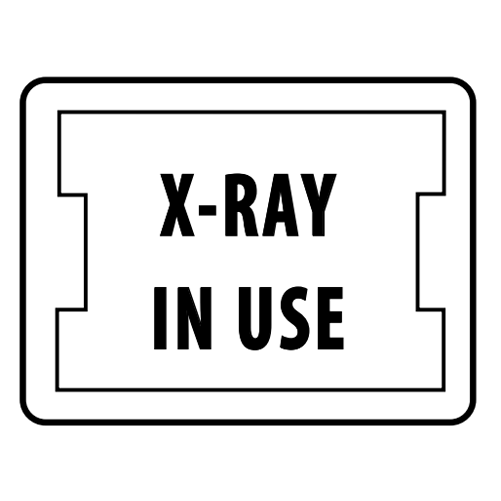 Lithonia Red X-Ray In Use - Letters Only No Fixture Included (SPLQM W R SW16 XRAYINUSE S31)