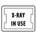 Lithonia Red X-Ray In Use - Letters Only No Fixture Included (SPLQM W R SW16 XRAYINUSE S31)