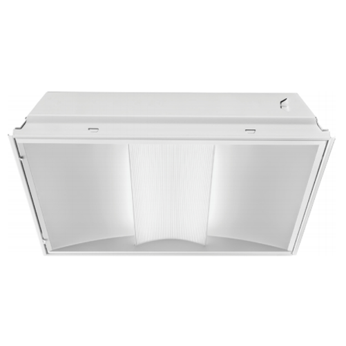 Lithonia Volumetric LED Troffer 2X2 Nominal 3300Lm EldoLED Dimming To 1 Percent 80 CRI 3500K (2ALL2 33L EZ1 LP835)