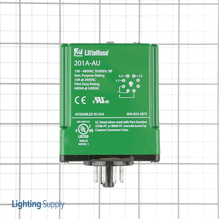 Littelfuse 3-Phase Plug-In Voltage Monitor 190-480 (201A-AU)