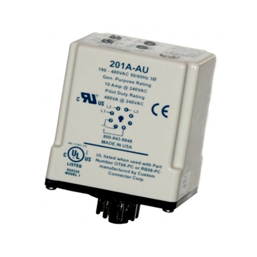 Littelfuse 3 Phase Plug-In Voltage Monitor 190-480V Adjustable le (201A-AU-OT)
