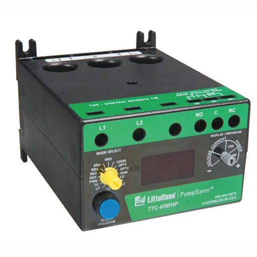 Littelfuse 1-Phase Power Monitor 100-240 (77C-KW/HP)