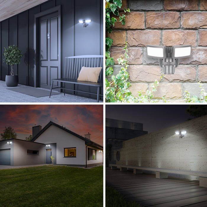 Feit Electric 10.5 Inch Bronze LED Flood Light With Motion Sensor (S10.5DFL/850/MOT/BZ)