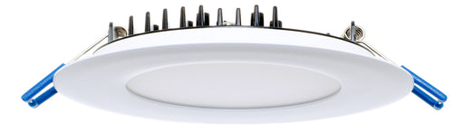 Lotus LED Lights 12W LED 3000K 120V 740Lm 80 CRI White Dimmable 4 Inch Downlight No Recessed Housing Required (LY41RCD/30K/WH)