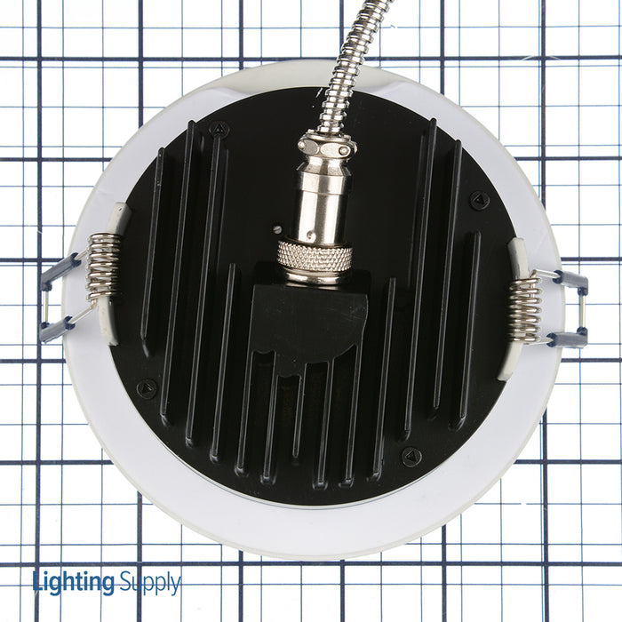 Rr Plenum Lotus LED Lights LL4RR-27K-WH 4 Inch Round Regressed Plenum 14.5W LED ...