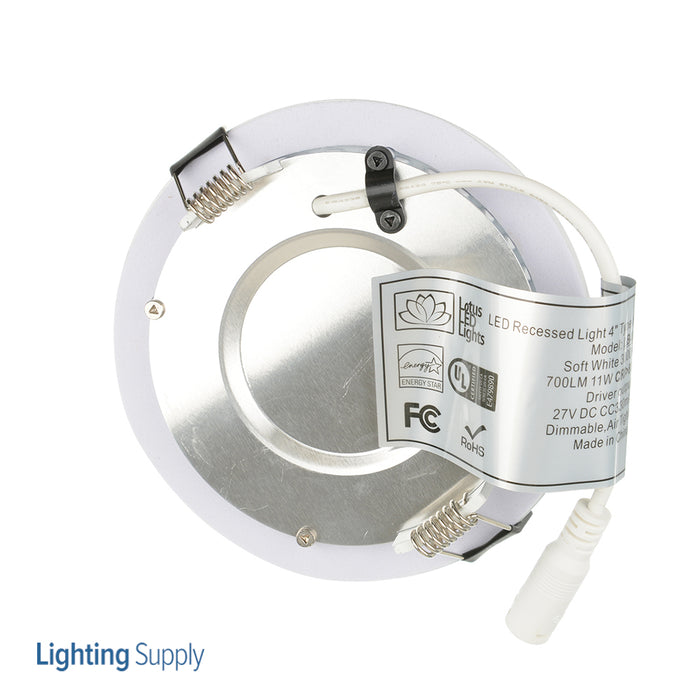 Luminous 4 Inch Led Lotus LED Lights LB4R/30K/WH 4 Inch Round Super Thin Economy 11W LED ...
