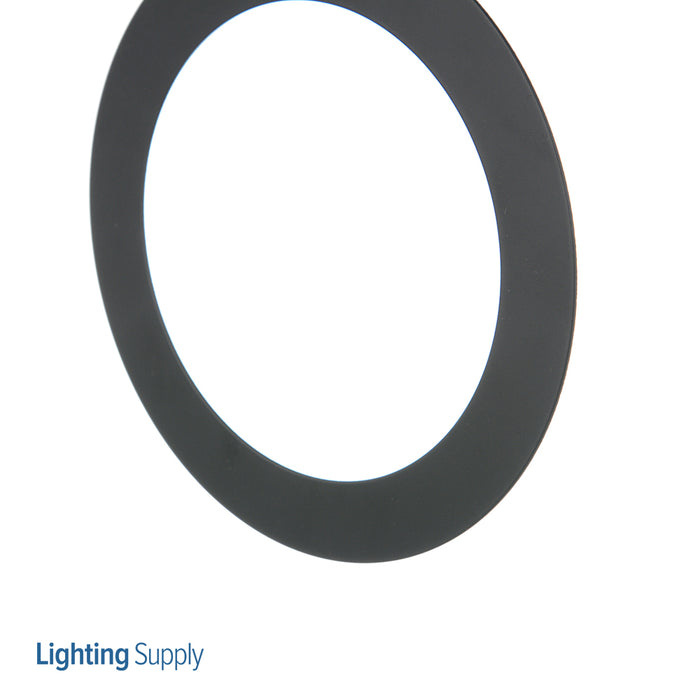 Lotus LED Lights Goof Ring Round Black For 4 Inch Models Outside Diameter 5.75 Inch (GR4-BK)