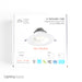 Lotus LED Lights 6 Inch Round Regressed Gimbal 15W LED 2700K White 38 Degree 1200Lm Type IC Airtight Wet Locations Energy Star 90 CRI (LRG6-27K-WH)