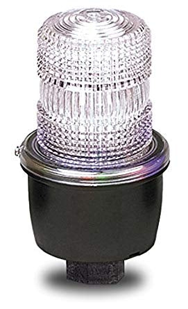 Federal Signal StreamLine Strobe Light Low Profile UL/cUL 120VAC NPT Pipe Mount Clear (LP3P-120C)