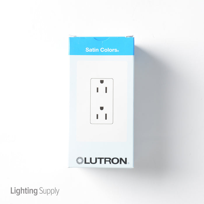 Lutron Satin 15A Receptacle Test (SCR-15-MN)